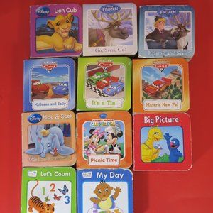 Lot of 11 Chunky Board Books for Babies & Toddlers - Disney & More